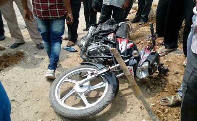 सड़क दुर्घटना के बाद बवाल