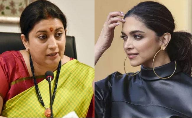 दीपिका उनके समर्थन में खड़ी हुईं, जो देश का विनाश चाहते हैं : स्मृति ईरानी