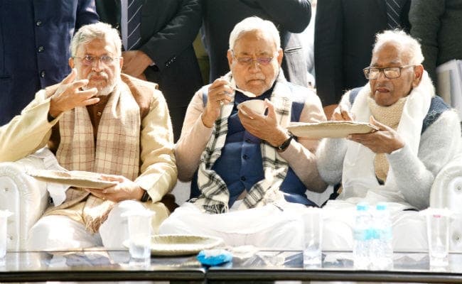 जेडीयू के चूड़ा-दही भोज में एनडीए की दिखी एकजुटता, LJP के नेता नहीं हुए शामिल, ...जानें क्यों?