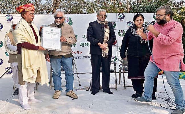 सरयू राय को अलवर में मिला पर्यावरण संरक्षण सम्मान