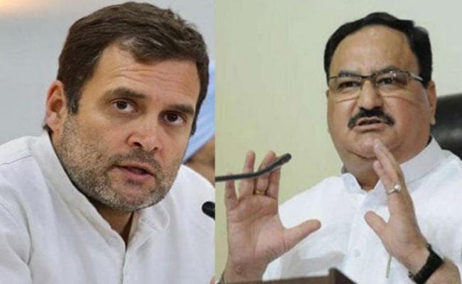 राहुल गांधी को नड्डा की चुनौती, CAA पर दस वाक्य बोलकर दिखायें