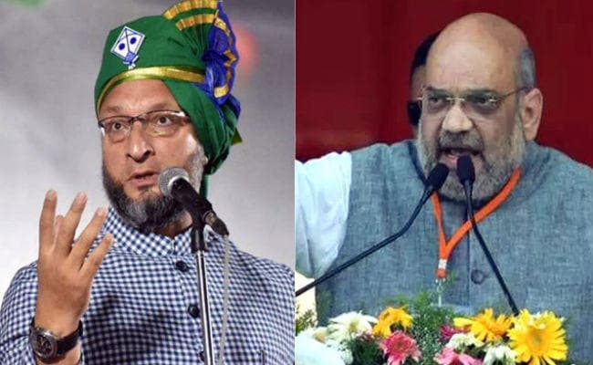 अमित शाह को ओवैसी की चुनौती, कहा- सीएए पर हमारे साथ करें बहस