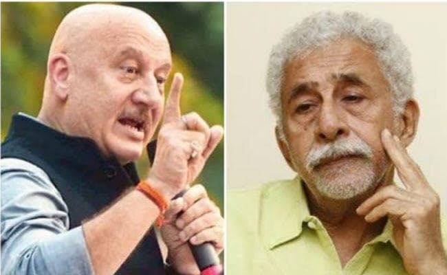 नसीरुद्दीन शाह और अनुपम खेर की जुबानी जंग, VIDEO