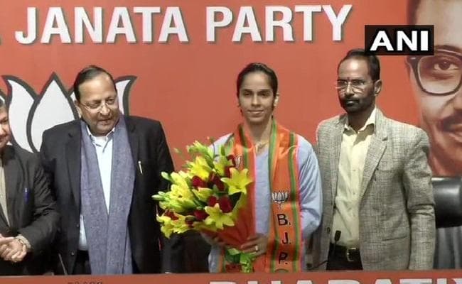 भाजपा में शामिल हुई साइना नेहवाल कहा, पीएम मोदी से हुई प्रेरित