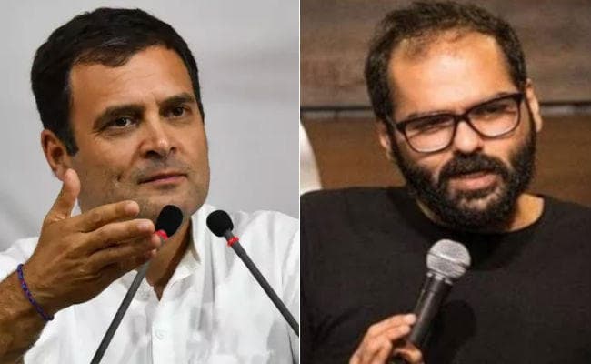 कुणाल कामरा की हवाई यात्रा पर प्रतिबंध, राहुल गांधी ने की आलोचना