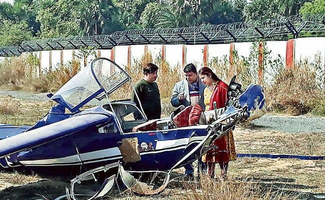 दुमका नगर : ग्लाइडर क्रैश को लेकर जांच के बाद घटनास्थल सील