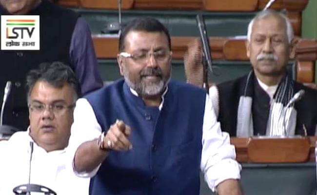 VIDEO : झारखंड में नक्सलवाद-आतंकवाद को बढ़ावा दे रही कांग्रेस-झामुमो सरकार को बर्खास्त करें, संसद में बोले निशिकांत दुबे