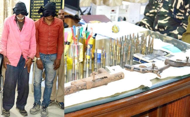 झारखंड के हजारीबाग समेत कई नक्सली कांडों में आरोपित दो भाकपा माओवादी गिरफ्तार, हथियार बरामद