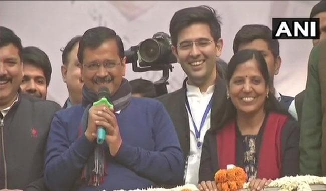 जीत के बाद बोले केजरीवाल, आज हनुमान जी का दिन उन्होंने कृपा बरसाई