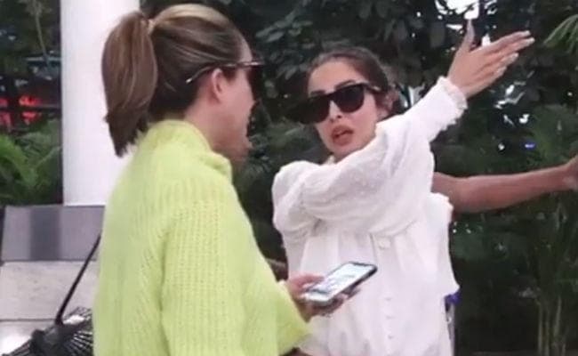 मलाइका अरोड़ा का फूटा गुस्‍सा, फोन पर कहा- हम नहीं आ सकते उधर...VIDEO