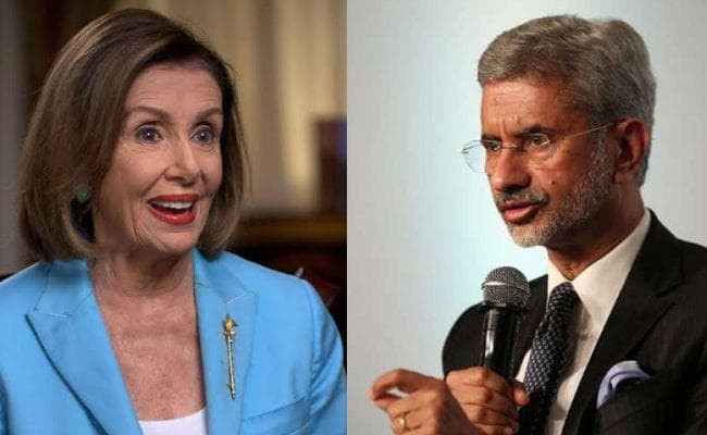 विदेश मंत्री एस जयशंकर ने अमेरिकी प्रतिनिधि सभा की अध्यक्ष पेलोसी से की मुलाकात, फिर की ये बात...