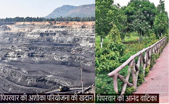 अच्छी पहल : पिपरवार में खुदाई के बाद खदानों को भर कर की जा रही है खेती