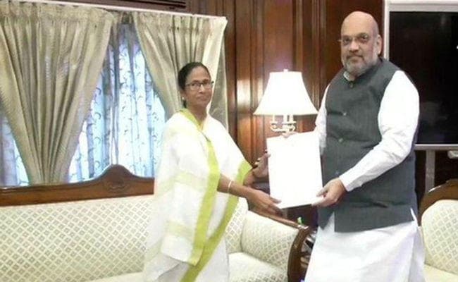 अमित शाह के साथ बैठक कर सकती हैं ममता