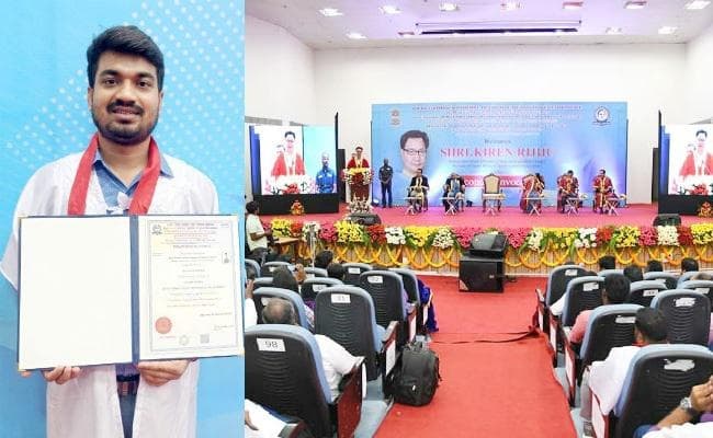 केंद्रीय खेल मंत्री ने सामाजिक कार्यकर्ता एवं बिहार निवासी नीरज को किया सम्मानित