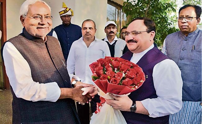 नीतीश के नेतृत्व में बनेगी अगली एनडीए सरकार: नड्डा