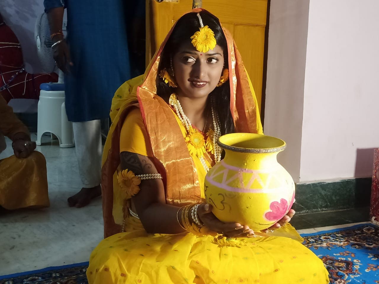 In Pics : दीपिका कुमारी आज अतनु के साथ लेंगी सात फेरे, शादी से पहले पीली साड़ी में ऐसी दिखीं आर्चरी क्वीन