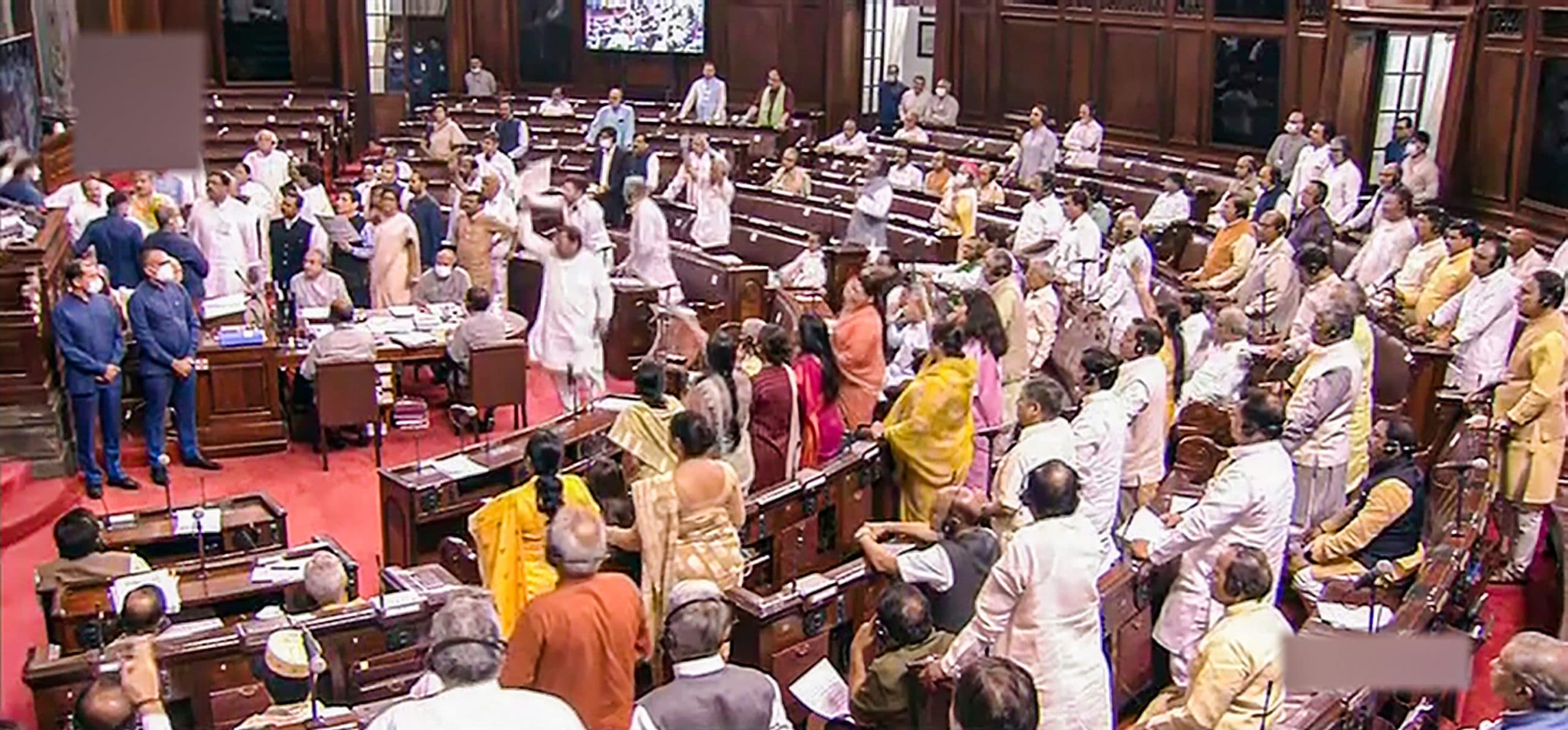 राज्यसभा में अशोभनीय आचरण की वजह से 3 और सांसद निलंबित, राष्ट्रपति पर विवादित टिप्पणी से मचा बवाल