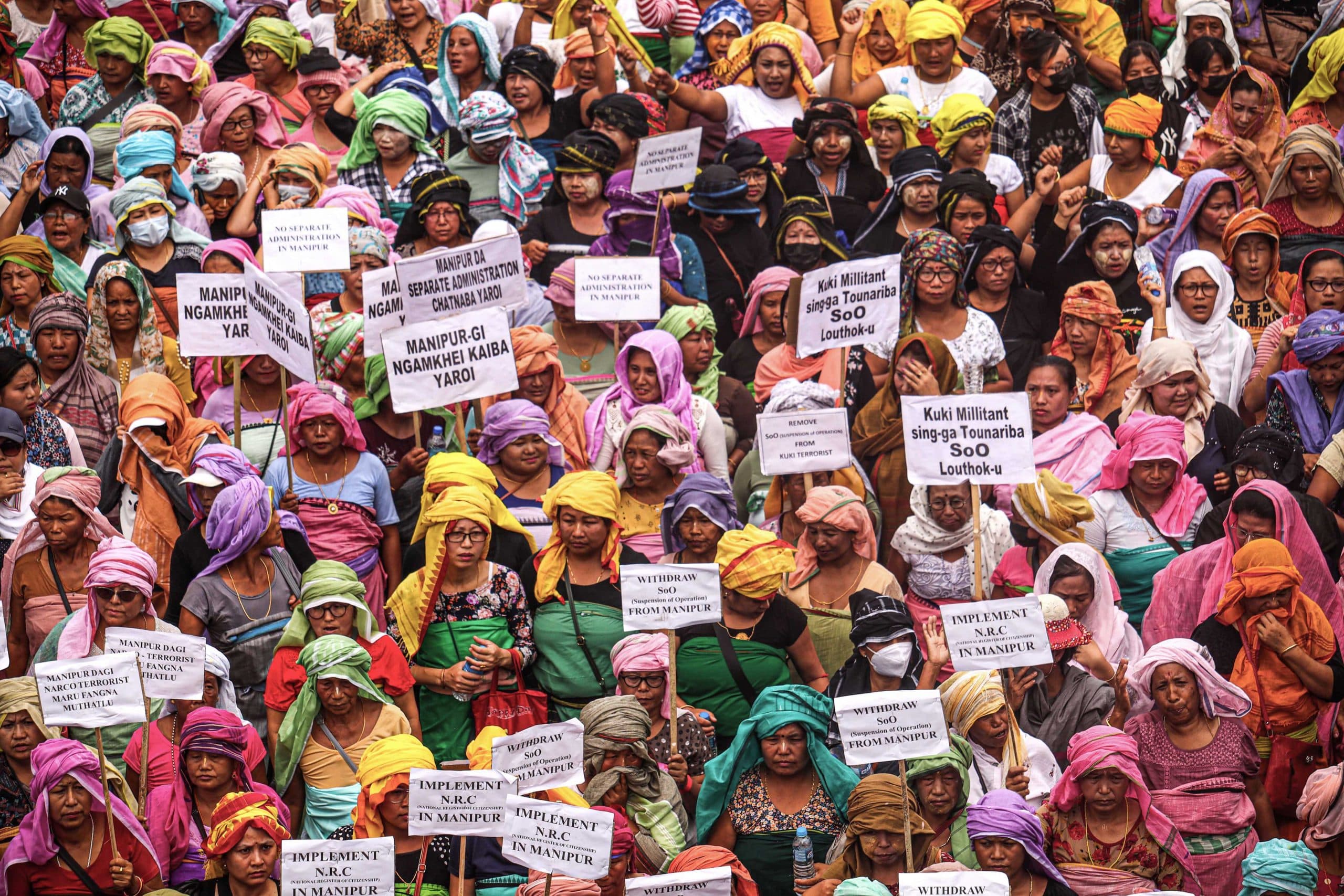 PHOTOS : कुकी समुदाय की मांग के खिलाफ मैतेई की ‘विशाल रैली’, जानें पूरा मामला
