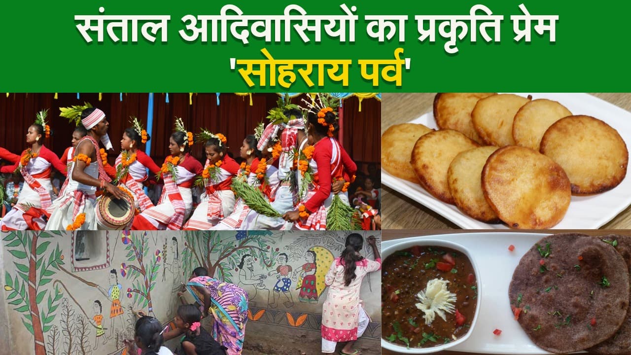 Sohrai 2020: संताल आदिवासियों का प्रकृति प्रेम 'सोहराय पर्व'