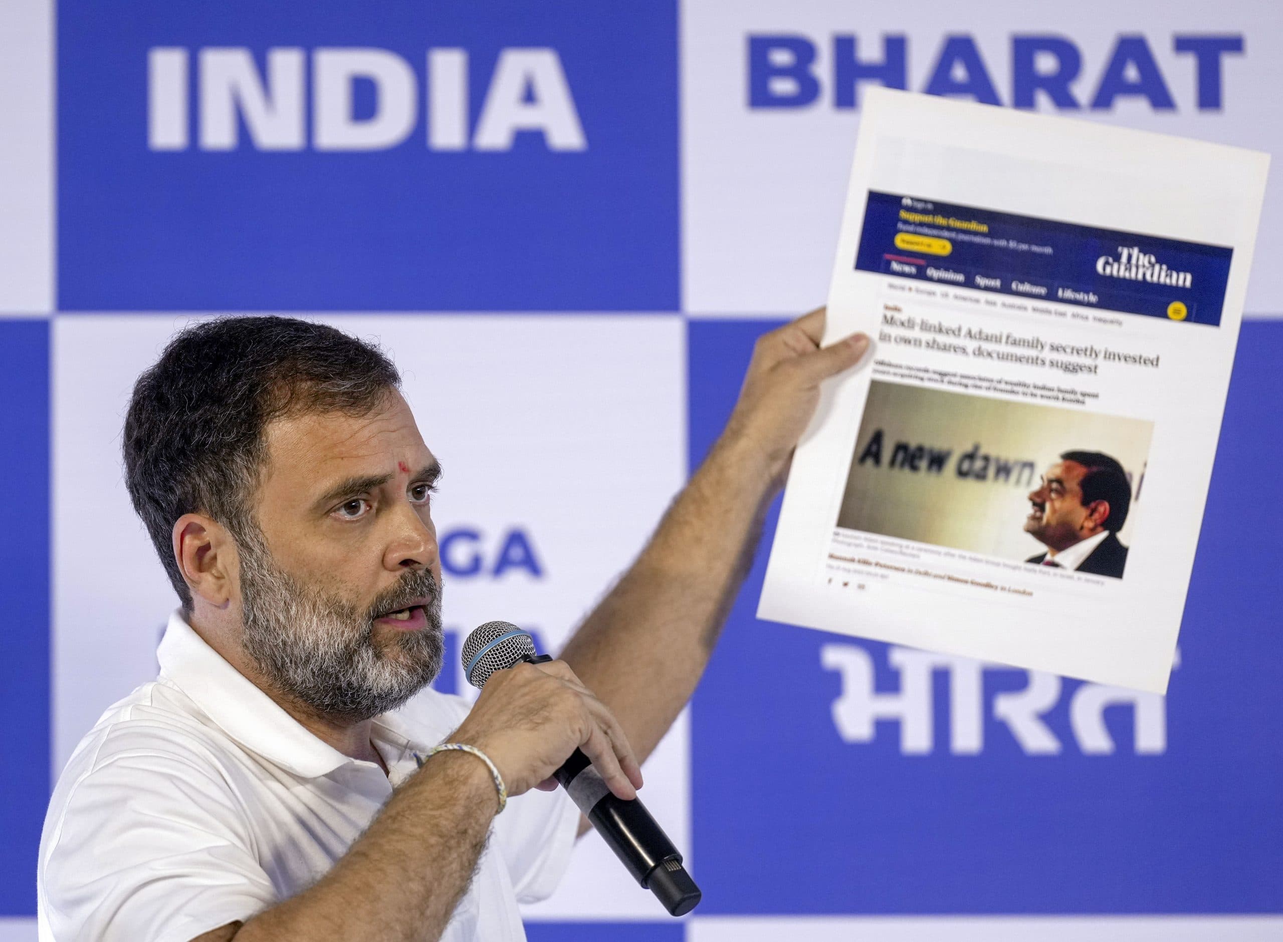 अदाणी समूह पर राहुल गांधी ने जमकर बोला हमला, पढ़ें उनके संबोधन की 9 अहम बातें