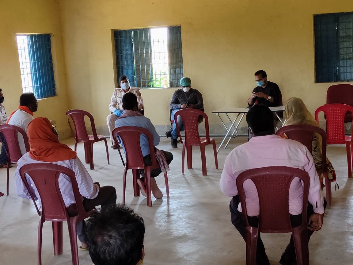 एसडीएम ने पंचायतों के मुखिया संग की बैठक, कहा- कोरोनावायरस से बचाव में हम सब की बड़ी भूमिका