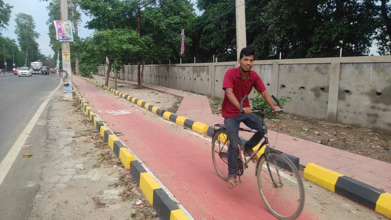 स्मार्ट बन रहा है भागलपुर, बिहार का पहला साइकिल ट्रैक बना शहर का नया आकर्षण
