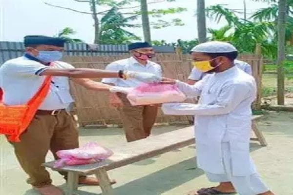 कोविड-19 के दौर में आरएसएस की भूमिका, राहत कार्यों से कैसे जुड़े स्वयंसेवक