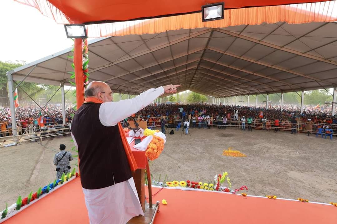 भतीजा कल्याण की सरकार के जाने का समय हो गया है, औसग्राम से ममता बनर्जी पर अमित शाह का हमला