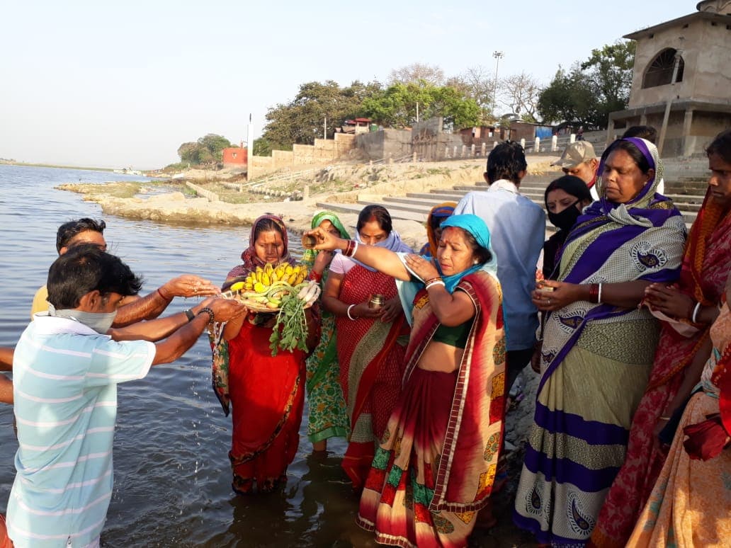 कुछ इस तरह मना चैती छठ