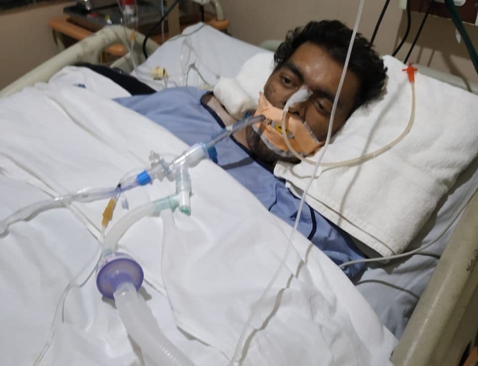 कोरोना से संक्रमित रांची के अविनाश को है मदद की आस, परिवार की आर्थिक स्थिति है बेहद खराब