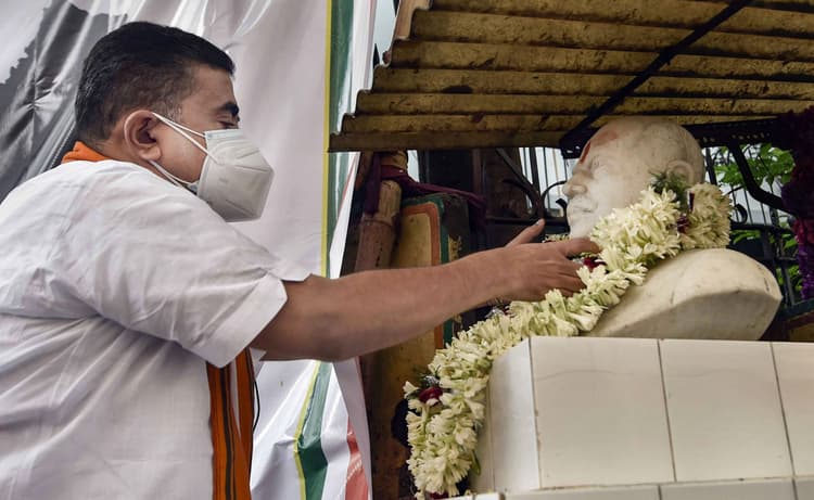भाजपा ने पश्चिम बंगाल दिवस मनाया, शुभेंदु बोले- BJP नहीं करती राज्य के बंटवारे का समर्थन