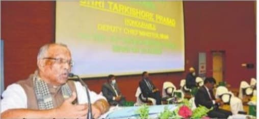 बिहार में अंतरराष्ट्रीय एयरपोर्ट बनाने के लिए की जायेगी पहल, बिहार फाउंडेशन की बैठक में बोले तारकिशोर