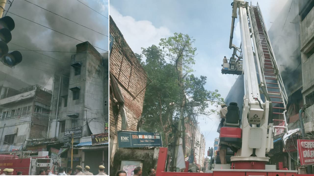 Kanpur Fire: 36 घंटे से जल रहा कानपुर का कपड़ा बाजार, आसपास के घरों को कराया गया खाली, अब तक 25 अरब का नुकसान