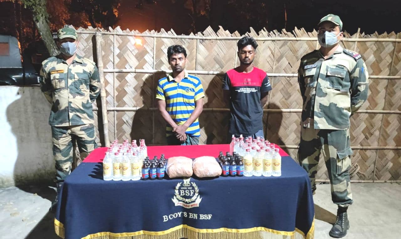 बीएसएफ ने नदिया से दो बांग्लादेशी मानव तस्करों को किया गिरफ्तार