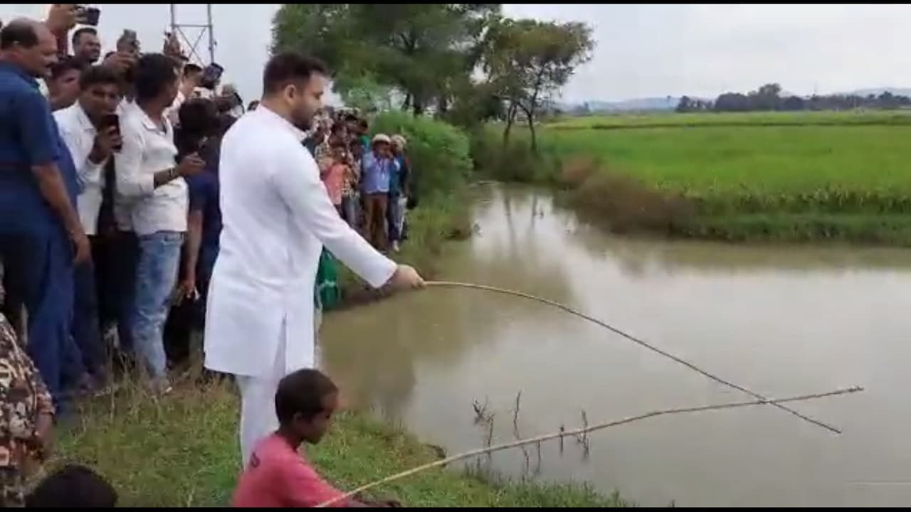 Bihar Politics News: तेजस्वी यादव के बंसी में फंसी छोटी मछली, बोले-जब सरकार में आएंगे तो बड़ी मछली को पकड़ेंगे