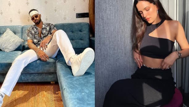 ब्लैक ड्रेस में नताशा ने लगायी आग तो हार्दिक ने अनोखे लुक से फैंस के उड़ाए होश, फोटो देख बुमराह ने किया ट्रोल