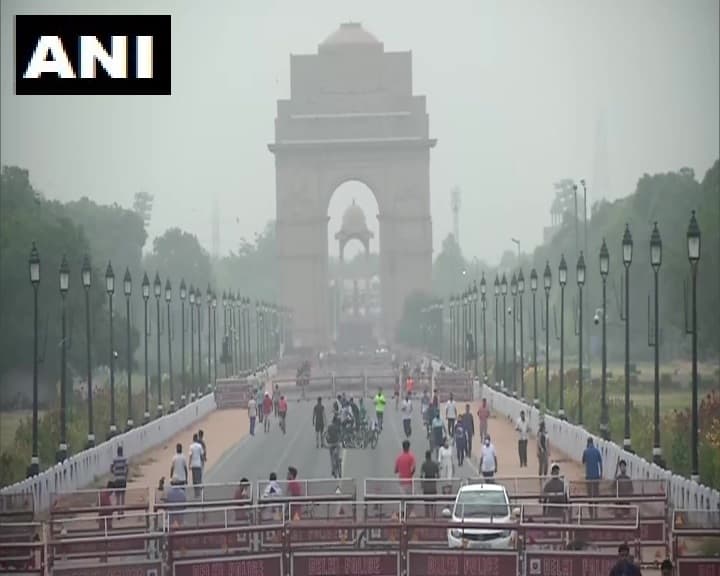 राजपथ पर अहले सुबह दिखी चहल-पहल, मॉर्निंग वॉक और साइकिलिंग करते नजर आये लोग