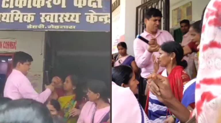 प्रदर्शन कर रही आशा कार्यकर्ताओं से SDM ने की धक्का मुक्की, बदसलूकी का वीडियो हुआ वायरल