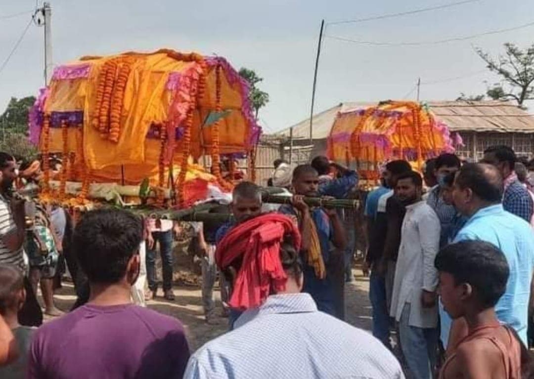 शहीद इंस्पेक्टर बेटे के साथ मां की भी उठी अर्थी तो गम में डूबा पूरा गांव, नीतीश कुमार भी हुए भावुक