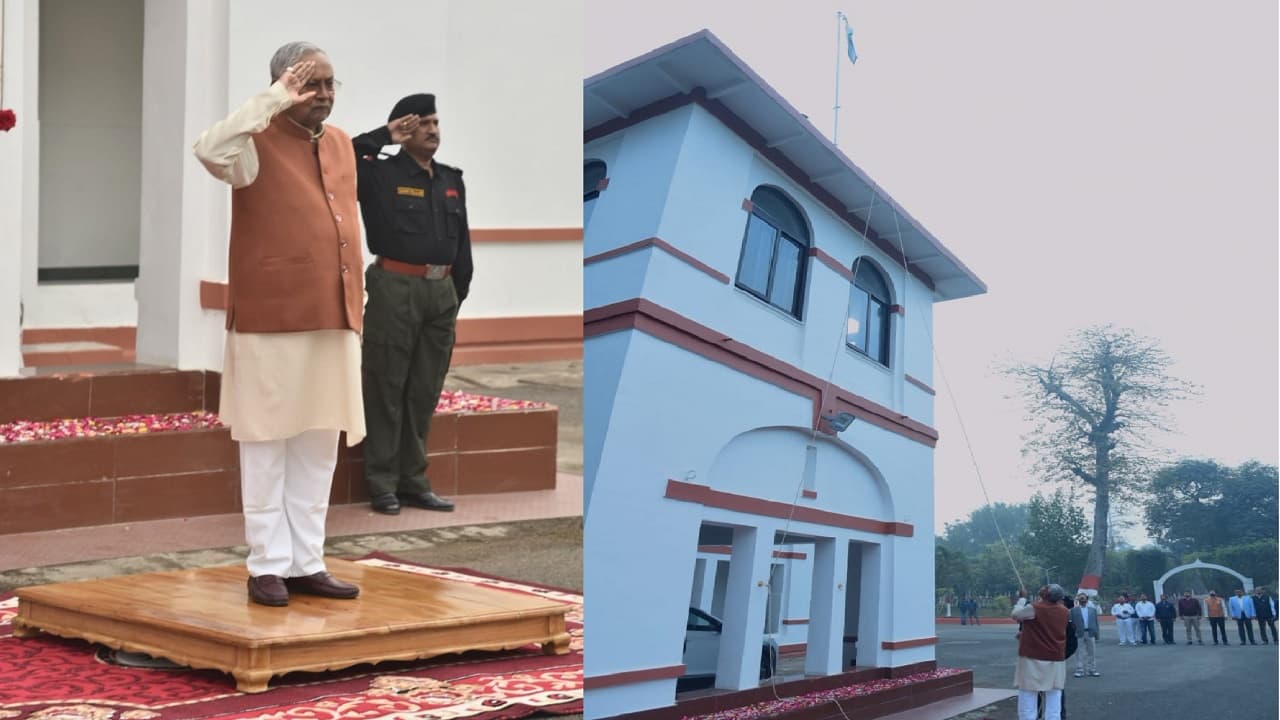 Republic Day 2023: नीतीश कुमार CM आवास में और तेजस्वी यादव राबड़ी आवास पर फहराया झंडा, दी बधाई