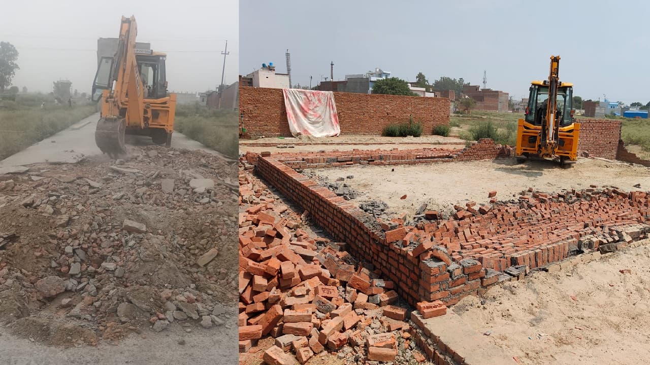 बरेली में अवैध कालोनियों पर गरजा बीडीए का बुल्डोजर, बदायूं-पीलीभीत रोड की कालोनियां ध्वस्त, शादी हाल सील