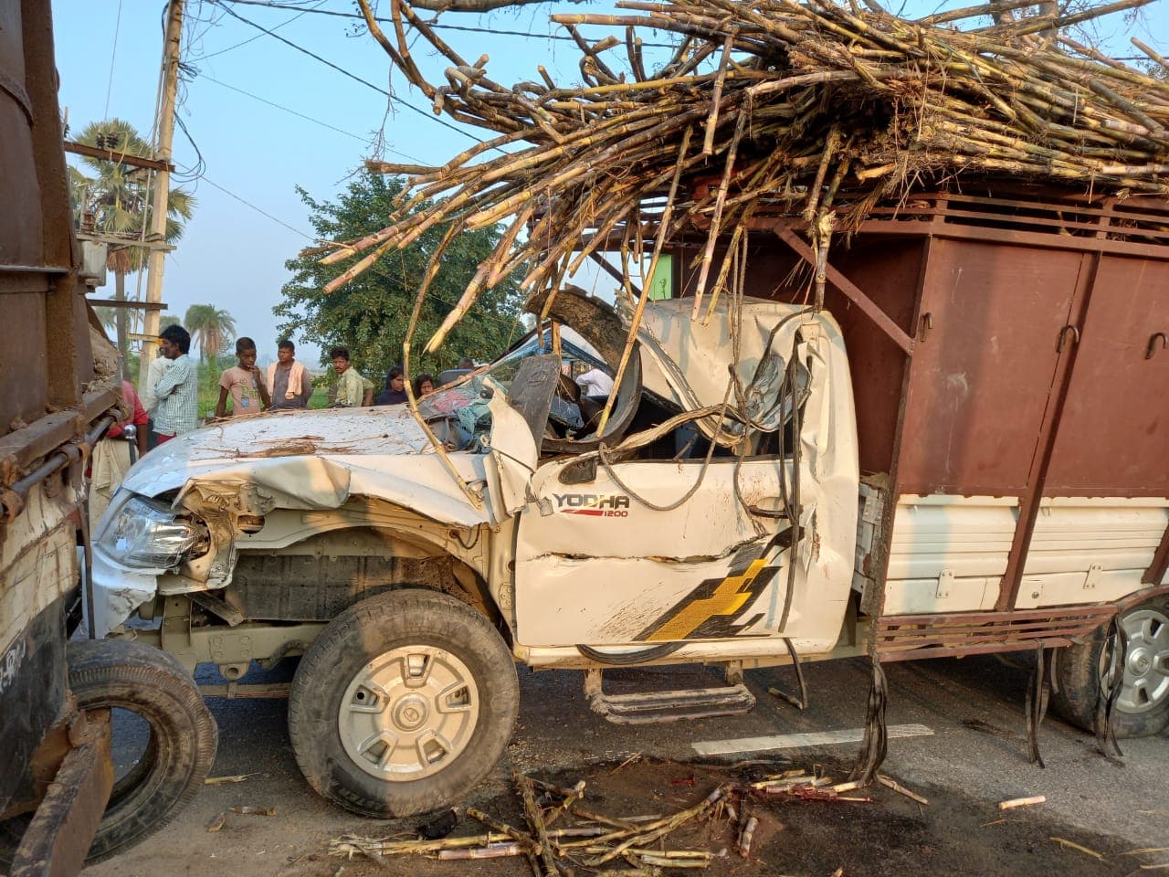 सारण में भीषण सड़क हादसा, एक की मौत