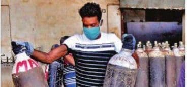 कोलकाता में दुकानदार कर रहा था ऑक्सीजन की कालाबाजारी, पुलिस की EB ने की रेड और...