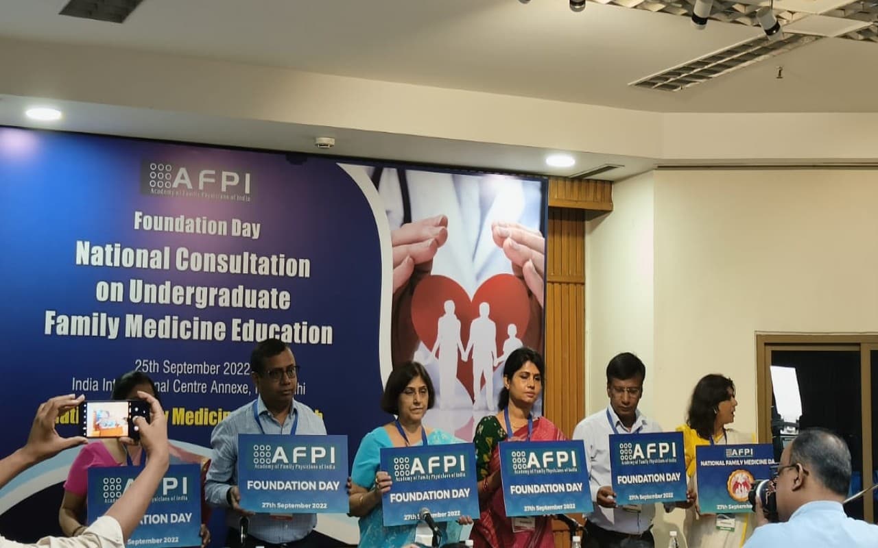 AFPI का स्थापना दिवस, राष्ट्रीय परिवार चिकित्सा दिवस के रूप में घोषित