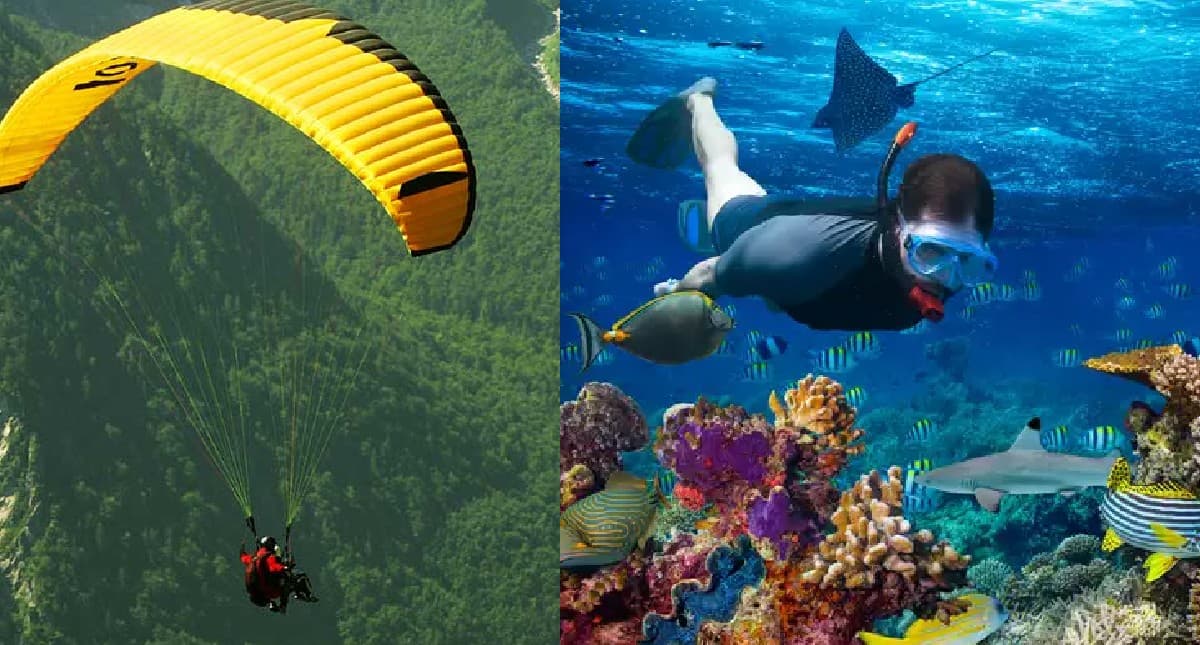 Adventure Sports:छुट्टियों में पैराग्लाइडिंग, स्कूबा डाइविंग का मजा लेना चाहते हैं? ये हैं बेस्ट लोकेशन