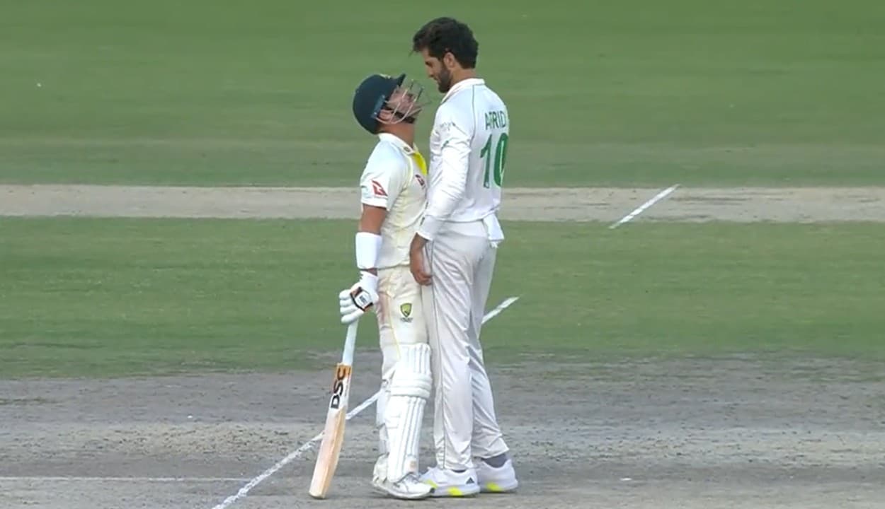 PAK vs AUS: शाहीन अफरीदी ने डेविड वॉर्नर से लिया पंगा, मैदान पर दोनों की भिड़ंत का VIDEO VIRAL