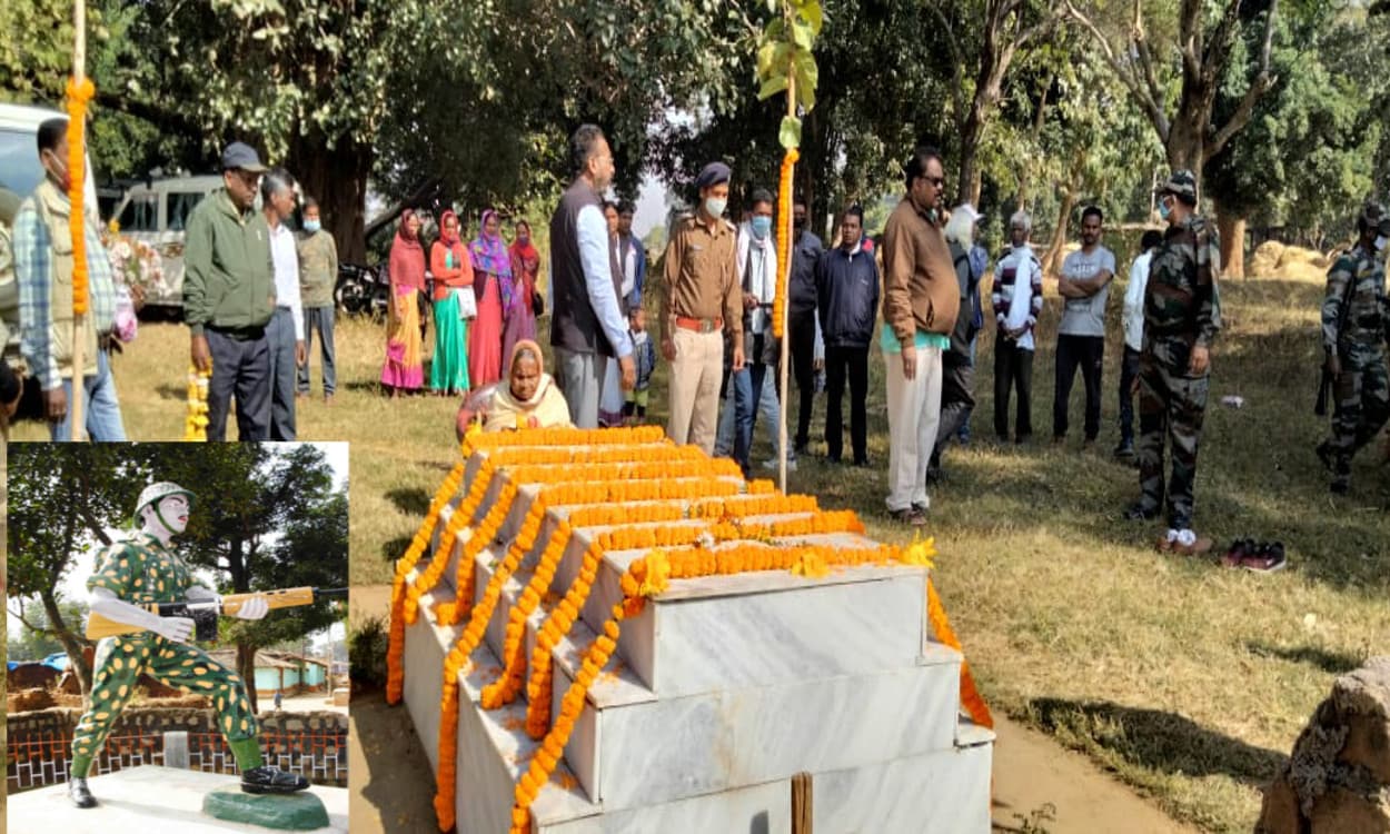 शहीद अलबर्ट एक्का की शहादत दिवस पर भावुक हुई पत्नी बलमदीना, समाधि स्थल के सौंदर्यीकरण की उठी मांग