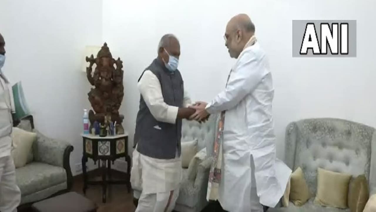 NDA में शामिल हुई जीतन राम मांझी की पार्टी HAM, गृह मंत्री अमित शाह से मिलकर बनी सहमति