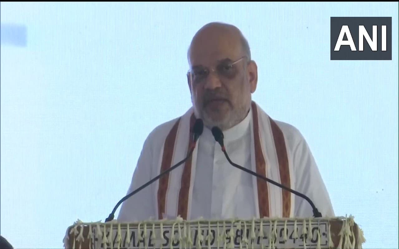 अमित शाह ने किया अरविंद केजरीवाल पर तीखा हमला-वे दिल्ली को ‘आप’ निर्भर बनाना चाहते हैं हम आत्मनिर्भर