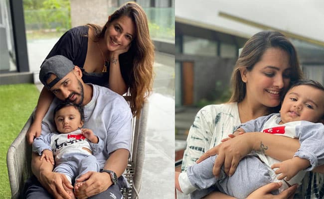 Anita Hassanandani बनी चियरलीडर, बेटे के साथ इस तरह मस्ती करते दिखीं एक्ट्रेस